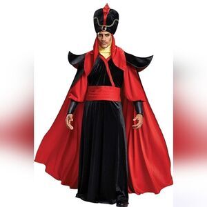 📷🩵Disney Aladdin's Jafar Men's Costume, Headpiece & Scepter Adult XLarge